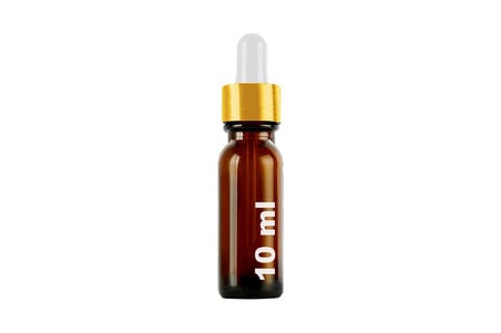 10 ml Metal Kapaklı Damlalık Dropper Şişesi Serum 10 cc Cam Şişe 6 Adet (Gold/Altın Kapak, Amber/Kahverengi)