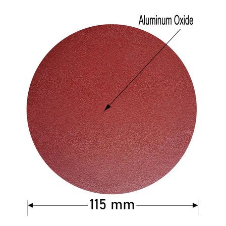 50 Adet Cırt Zımpara Spiral Avuç İçi Taşlama 115 mm Harman Paket
