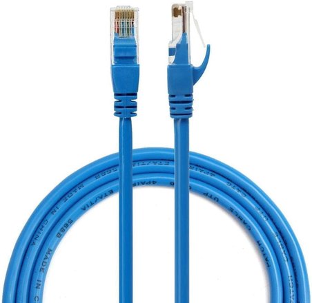 4217 Cat6 Ethernet Patch Adsl Modem İnternet Kablosu, 15 m, Mavi