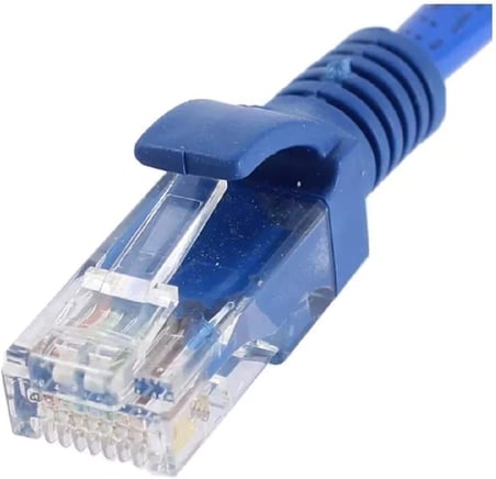 4217 Cat6 Ethernet Patch Adsl Modem İnternet Kablosu, 15 m, Mavi