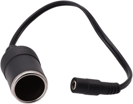 DC 5.5x2.5mm Dişi - Oto Çakmak Soketi Çevirici Adaptör Kablosu, 10 Cm,