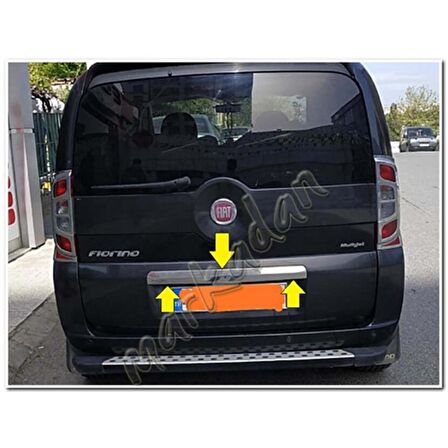 Fiat Fiorino Krom Bagaj Çıtası 2008-2016 Tek Kapı Paslanmaz Çelik
