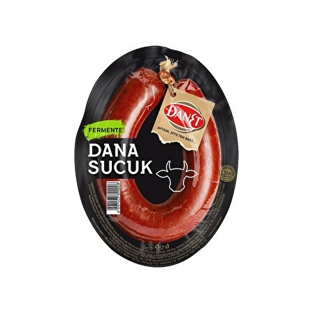Danet Dana Sucuk Fermente Vakumlu Kangal 200 gr x 3 Adet