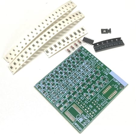 Alkatronik Smd Lehim Öğrenme Seti 62 Parça Smt Elektronik Eğitim Kiti Deney Pratikleme Kartı Sop14 0603 0805