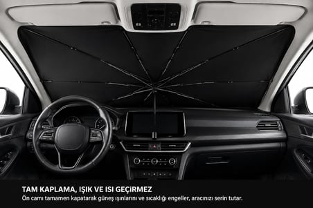 Shibumi Araç İçi Ön Cam Şemsiye Güneşlik
