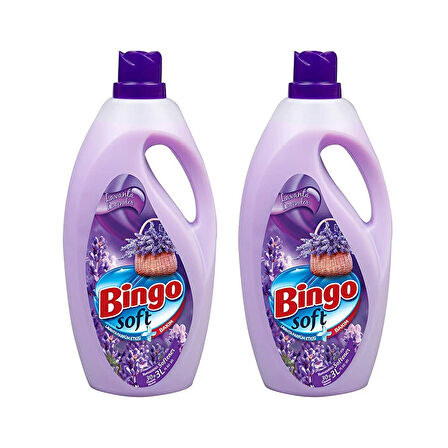 Bingo Soft Lavanta Çamaşır Yumuşatıcısı 3 lt x 2 Adet