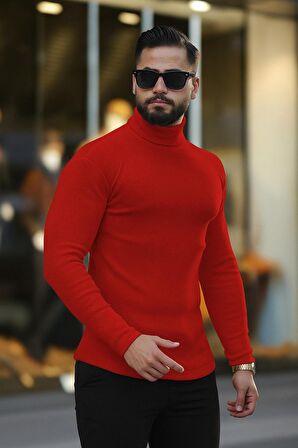 5'li Paket Erkek Boğazlı Balıkçı Triko Kazak