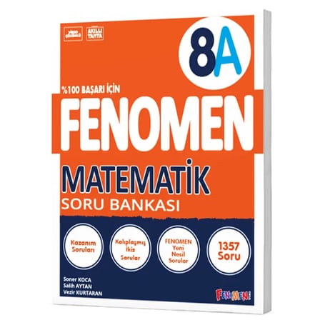 8. Sınıf LGS Matematik A Fenomen Soru Bankası