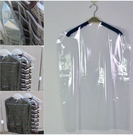 Şeffaf Elbise Koruma Kılıfı -60 * 120-10 Adet, Ceket, Kazak, Tshirt Naylon Poşeti