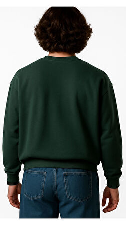 Erkek Büyük Beden 122 Kilo-158 Kilo Arası İçin Uygun Geniş Kalıp Bisiklet Yaka Pamuklu Selanik Kazak