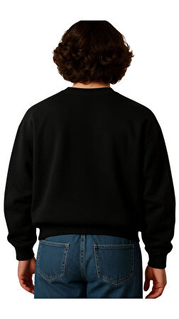 Erkek Büyük Beden 122 Kilo-158 Kilo Arası İçin Uygun Geniş Kalıp Bisiklet Yaka Pamuklu Selanik Kazak