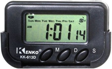 Kenko KK-613D Dijital Küçük Masa-Araba Saati-Alarm-Kronometre