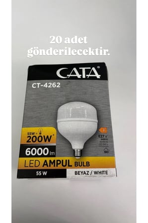 Ct-4262 55 Watt Beyaz Işık Led Ampul