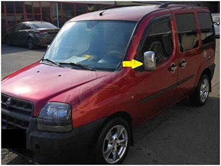 Fiat Doblo Krom Ayna Kapağı 2000-2012 2 Parça Abs Krom