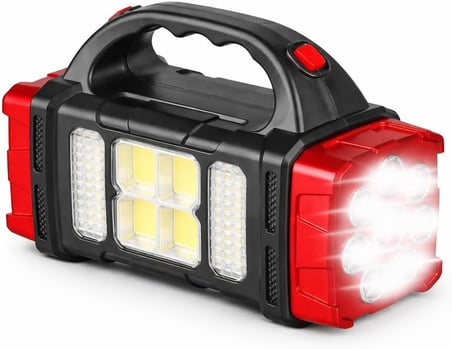Solar LED Kamp Feneri, , 8 LED Ultra Parlak Taşınabilir Kamp Lambası, , Kamp, Balıkçılık, Acil Durum ve Outdoor Kullanım İçin, Kırmızı,Gold karışık (Asorti) renk