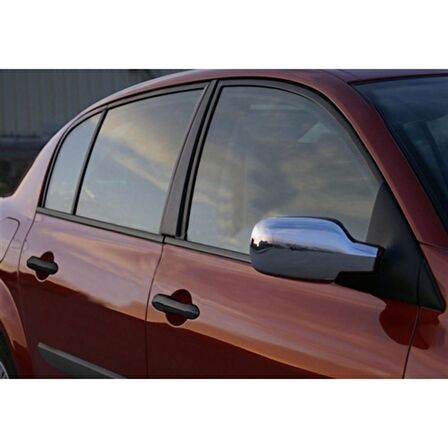 Renault Scenic 2 Krom Ayna Kapağı 2003-2009 2 Parça Abs Krom