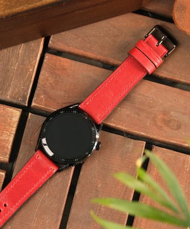 Huawei Watch GT2e GT2 Pro GT3 46mm GT3 Pro GT4 Pro GT5 Pro GT6 Pro Uyumlu Hakiki Buttero Deri Saat Kordonu, 22mm Genişliğinde Kayış