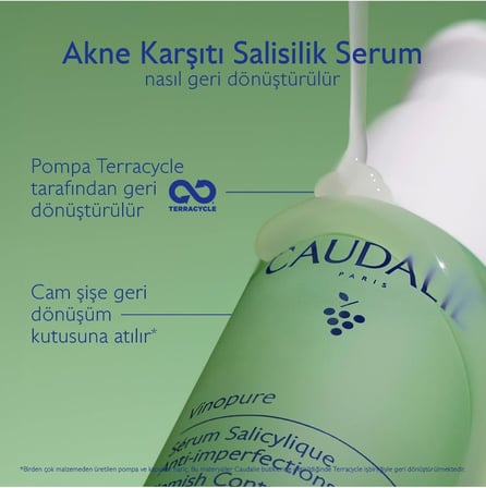 Vinopure serum salisilik asitli kirlere karşı