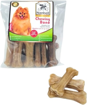 Köpekler İçin Naturel Ödül Kemiği 12 Adet 7 Cm