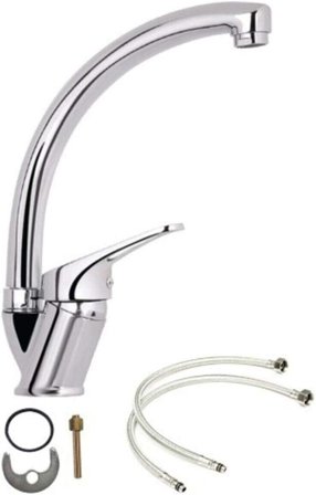 Kuğu Tipi Mutfak ve Lavabo Bataryası ve Banyo Bataryası (MUTFAK BATARYASI 103)
