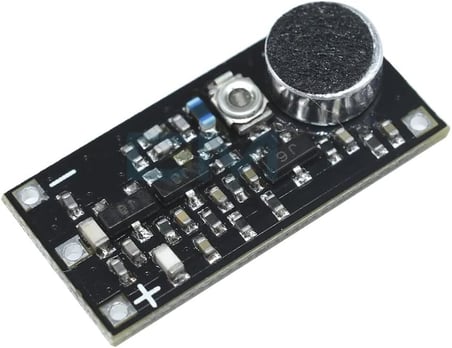 Mikrofonlu FM Radyo Verici Modül 88-115MHz Mini Kablosuz Ses Aktarım Kartı 100 Metre DC2V/9V