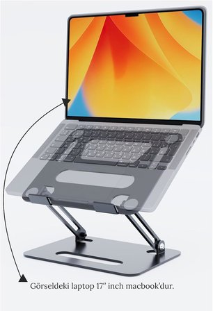 Basic2 Aluminyum Ergonomik Ayarlanabiliir Macbook Notebook Standı 1