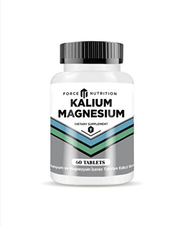 Force Nutrition Potasyum Magnesyum 60 Kapsül