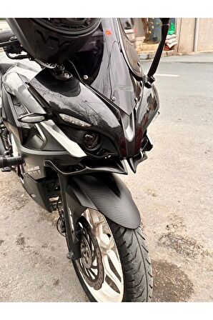 Bajaj Pulsar RS 200 Winglet Ön Gaga ,Far Altı Grenajı Ham Siyah Renk 2015-2024 Arasmoto