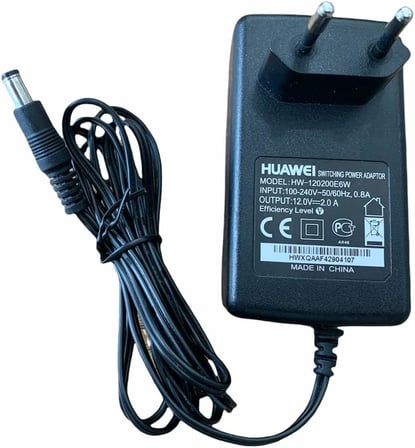 ORİJİNAL HUA WEİ 12 VOLT 2 AMPER 12V 2A NETMASTER MODEM Adaptörü 12 VOLT 2 AMPER 12V 2A Adaptörü