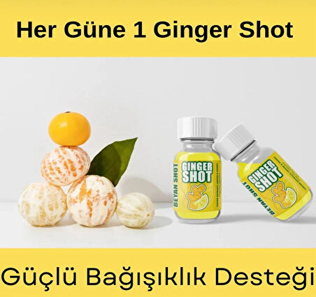 Ginger Shot Zencefil-Bal-Limon (Cam Şişe) 10 Adet 1 KUTU