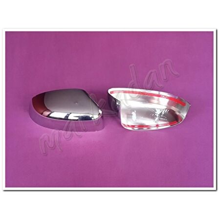WOC Chrome Ford Focus Krom Ayna Kapağı 2011-2018 2 Parça ABS Krom