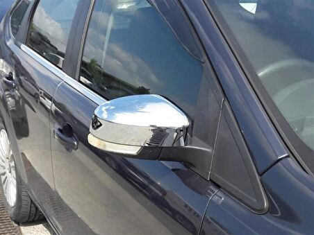 WOC Chrome Ford Focus Krom Ayna Kapağı 2008-2011 2 Parça ABS Krom