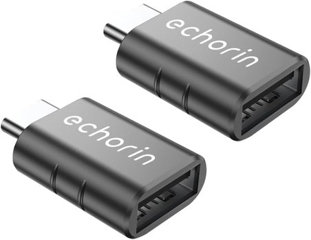 (İkili) OTG Akıllı Giriş USB 3.0 to Type-C Dönüştürücü Adaptör Çevirici 5Gbps, iPhone 16, Pro, Pro Max, M2, M3, M4 MacBook Pro, Air, iPad Pro ve Galaxy S25, S24, S23 ve Tabletler ile Uyumlu