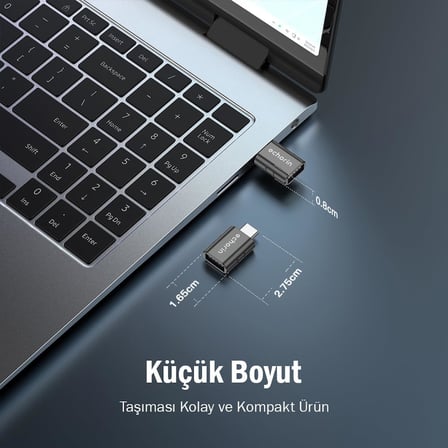 (İkili) OTG Akıllı Giriş USB 3.0 to Type-C Dönüştürücü Adaptör Çevirici 5Gbps, iPhone 16, Pro, Pro Max, M2, M3, M4 MacBook Pro, Air, iPad Pro ve Galaxy S25, S24, S23 ve Tabletler ile Uyumlu