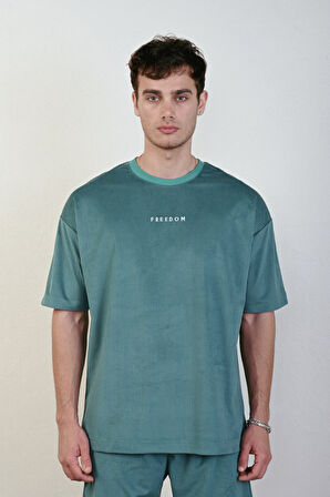 Freedom Kadife Oversize Unisex T-Shirt