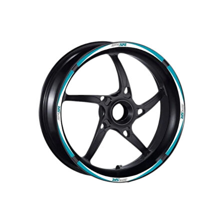Gogo Jant Şeridi Turkuaz-Beyaz Cf Moto 250 Sr 2020-2024