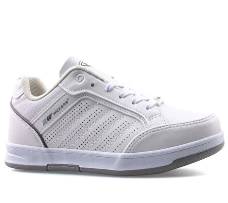 WİCKERS 1777 Erkek Sneaker Spor Ayakkabı BEYAZ_GÜMÜŞ