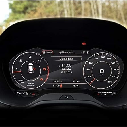 Audi ile uyumlu Q2 2021 2022 2023 2024 2025 Model Direksiyon Arkası Gösterge Panel 9H Nano Ekran Koruyucu
