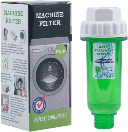 Kireç Önleyici Su Filtresi Şofben Çamaşır Bulaşık Makinesi Rezistans Koruyucu Kireç Önleyici Silifos Filtre