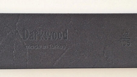 DARKWOOD SPOR DERİ ERKEK KEMER-HAKİKİ DERİ-LACİVERT RENK-4 CM.