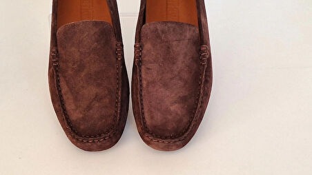 DARKWOOD-GÜNLÜK LOAFER AYAKKABI-NATUREL SÜET-KAHVERENGİ