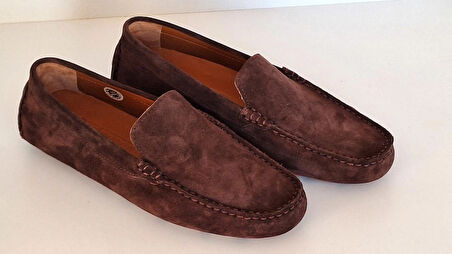 DARKWOOD-GÜNLÜK LOAFER AYAKKABI-NATUREL SÜET-KAHVERENGİ