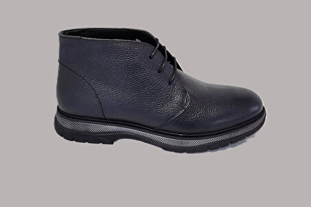 DARKWOOD ERKEK BOT-HAKİKİ DERİ-LACİVERT RENK-SICAK ASTAR