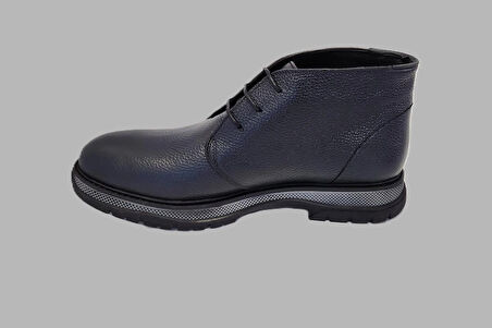 DARKWOOD ERKEK BOT-HAKİKİ DERİ-LACİVERT RENK-SICAK ASTAR
