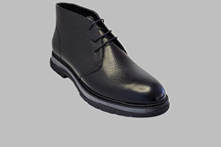 DARKWOOD-ERKEK BOT-HAKİKİ DERİ-SICAK ASTAR-SİYAH RENK