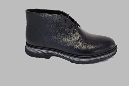 DARKWOOD-ERKEK BOT-HAKİKİ DERİ-SICAK ASTAR-SİYAH RENK