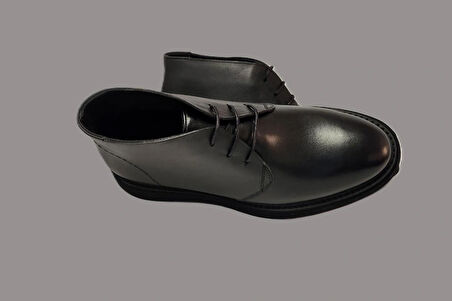 DARKWOOD-ERKEK BOT-HAKİKİ DERİ-SICAK ASTAR-SİYAH RENK