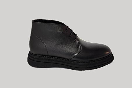 DARKWOOD-ERKEK BOT-HAKİKİ DERİ-SICAK ASTAR-SİYAH RENK