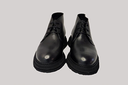 DARKWOOD-ERKEK BOT-HAKİKİ DERİ-SICAK ASTAR-SİYAH RENK