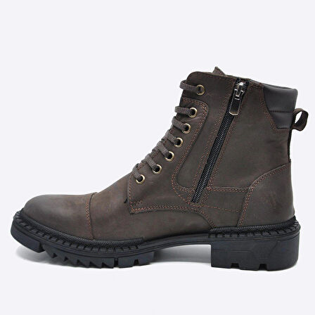 DARKWOOD-ERKEK GÜNLÜK KIŞLIK SPOR BOT-HAKİKİ DERİ-KAHVERENGİ